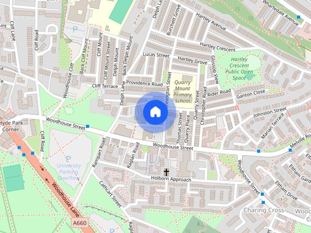 Townhouse for rent in Woodhouse, West Yorkshire