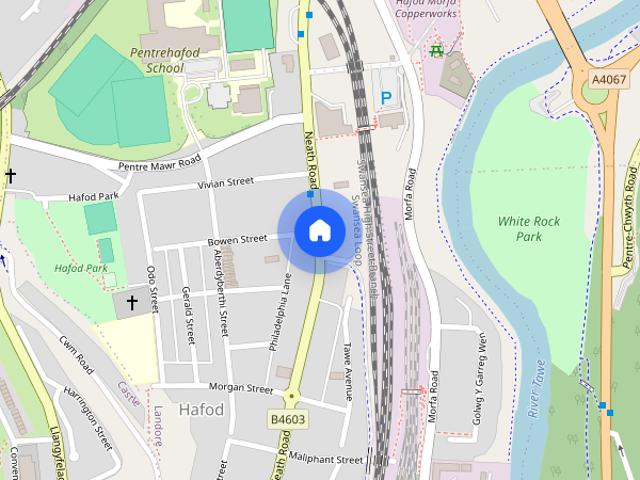 House for rent in Nangreaves, Wales