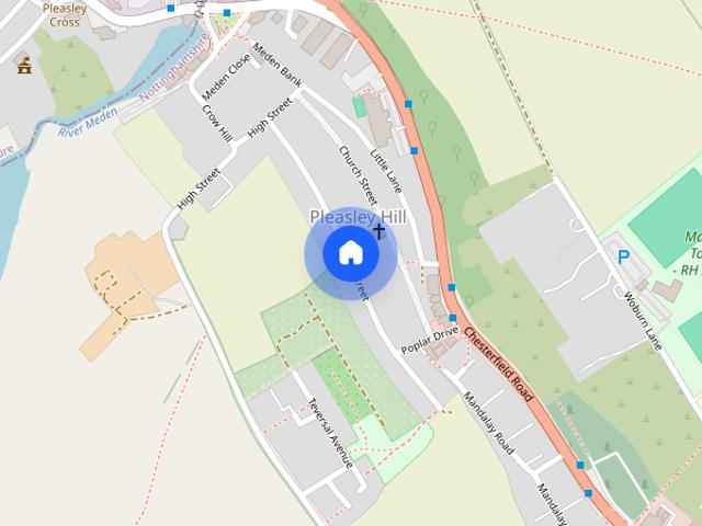 Townhouse for rent in Pleasley Hill, Potters Corner