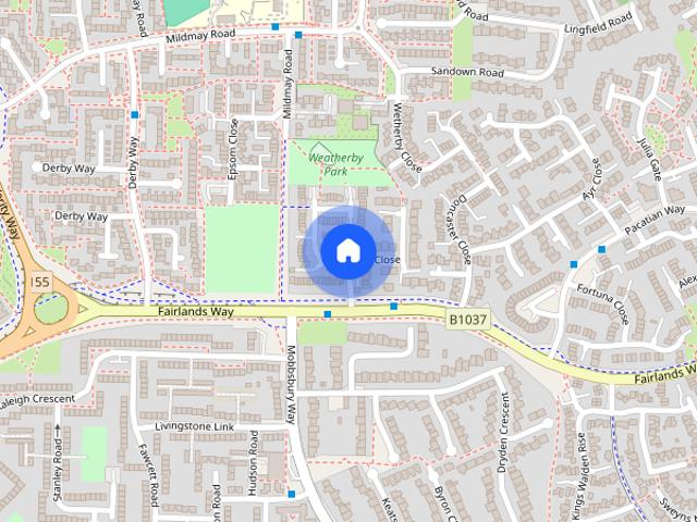 Townhouse for rent in Chells Manor, Shephall