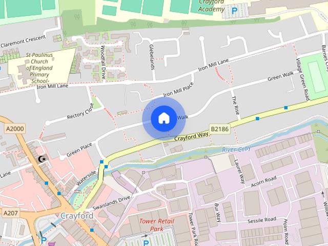 Townhouse for rent in Crayford, Greater London