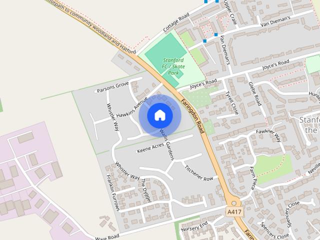 Townhouse for rent in Dromore, Oxfordshire
