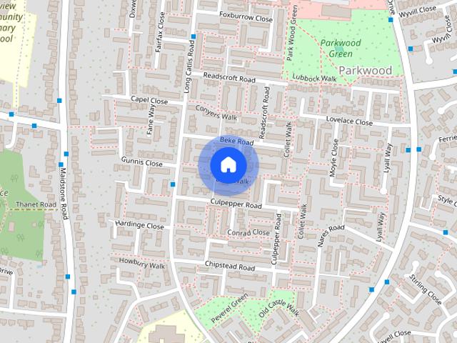 Townhouse for rent in Parkwood, Gillingham
