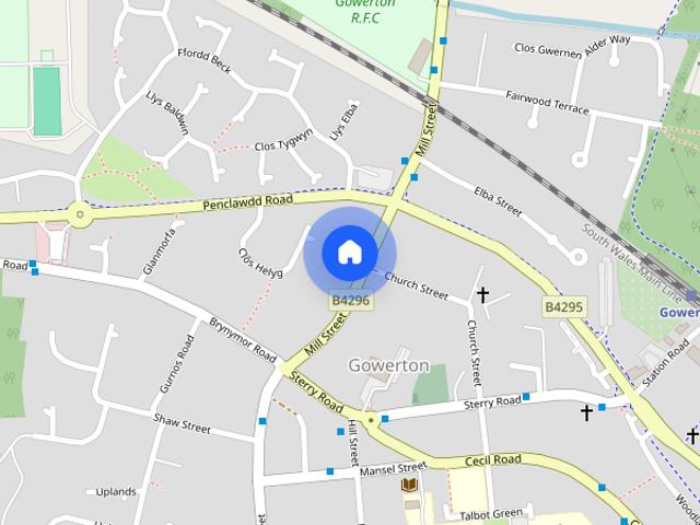Townhouse for rent in Gowerton, Wales