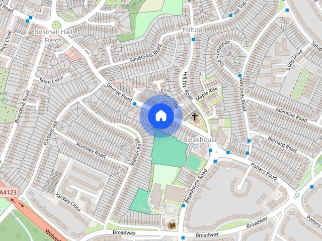 Townhouse for rent in Bleakhouse, West Midlands