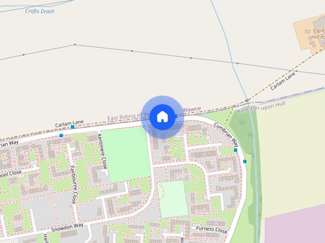 Townhouse for rent in Bransholme, Hull