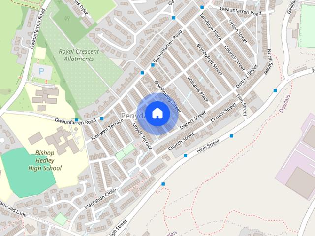 Townhouse for rent in Penydarren, Merthyr