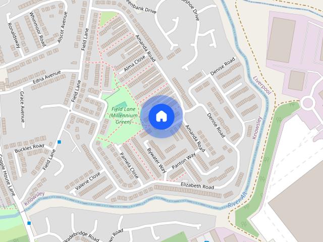 Townhouse for rent in Kirkby, Knowsley