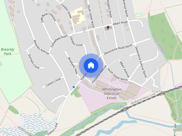 Townhouse for rent in Loundsley Green, East Midlands