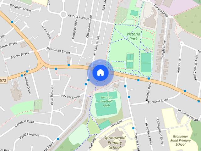 Townhouse for rent in Swinton Park, Salford