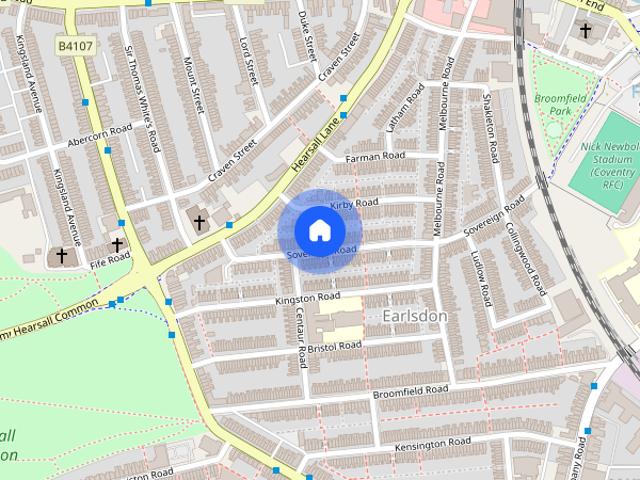 Townhouse for rent in West Midlands