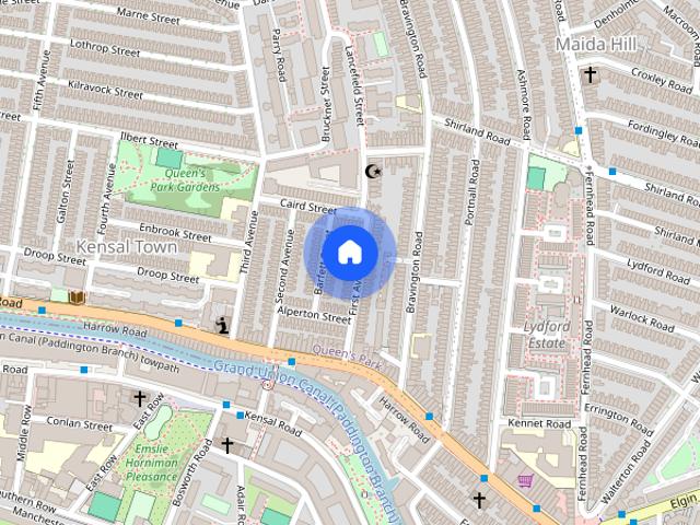 Townhouse for rent in Kensal Town, Greater London