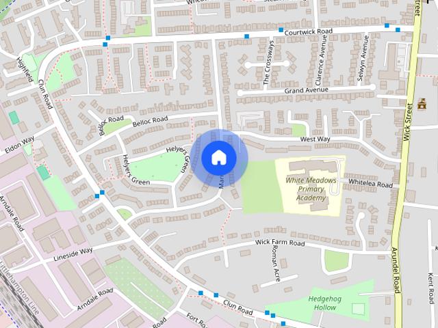 Townhouse for rent in Wick, Clapham
