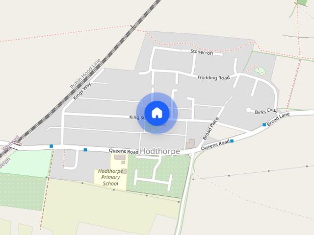 Townhouse for rent in Hodthorpe and Belph, Elmton