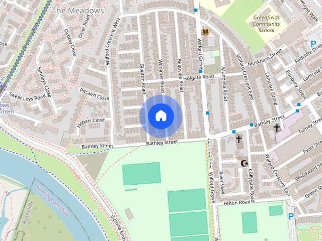 Townhouse for rent in The Meadows, City of Nottingham