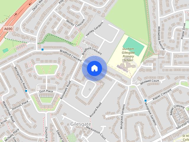 Townhouse for rent in Gilesgate, Durham