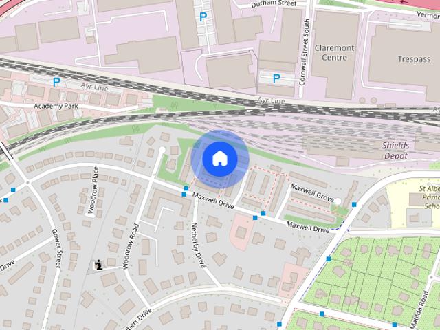 Townhouse for rent in Pollokshields, Scotland