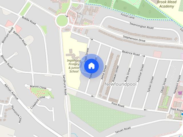 Townhouse for rent in Newfoundpool, Leicester