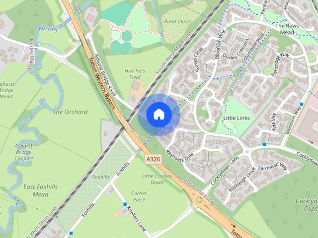 Townhouse for rent in Totton and Eling, Ashurst Bridge