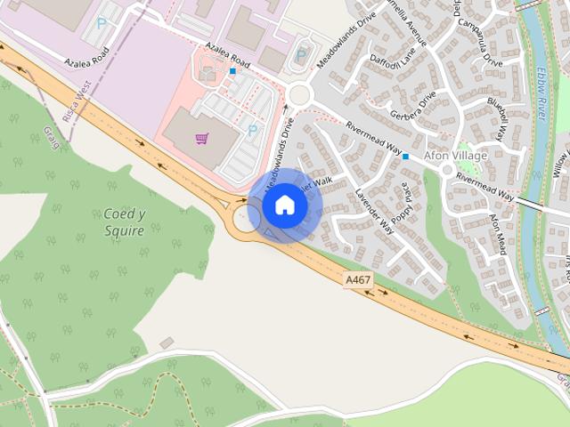 Townhouse for rent in Afon Village, Rogerstone