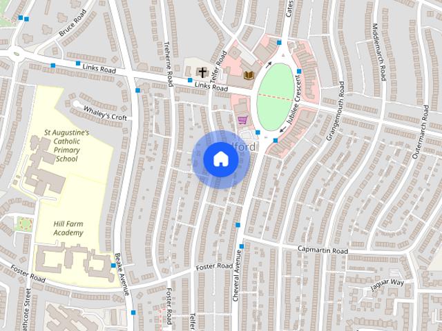 Townhouse for rent in Radford, West Midlands