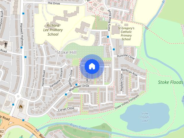 Townhouse for rent in Stoke Hill, West Midlands