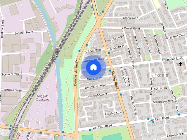 Townhouse for rent in Kirkdale, Liverpool