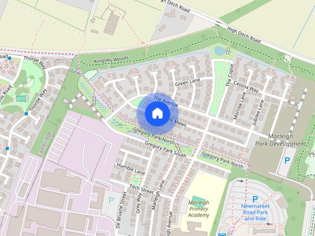 Townhouse for rent in Arrington, Cambridgeshire