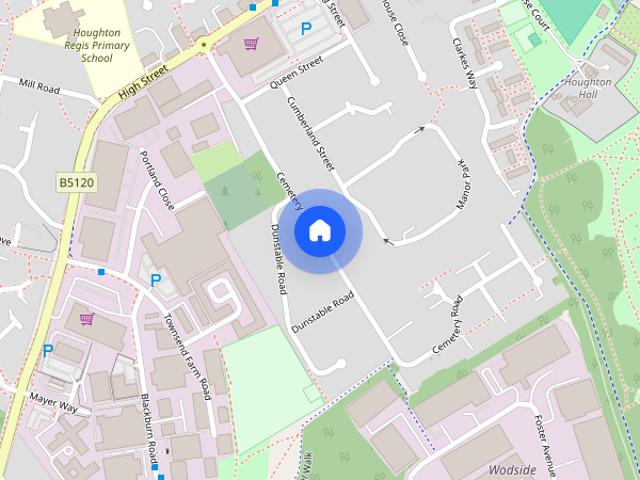 Townhouse for rent in Woodside Estate, Houghton Regis
