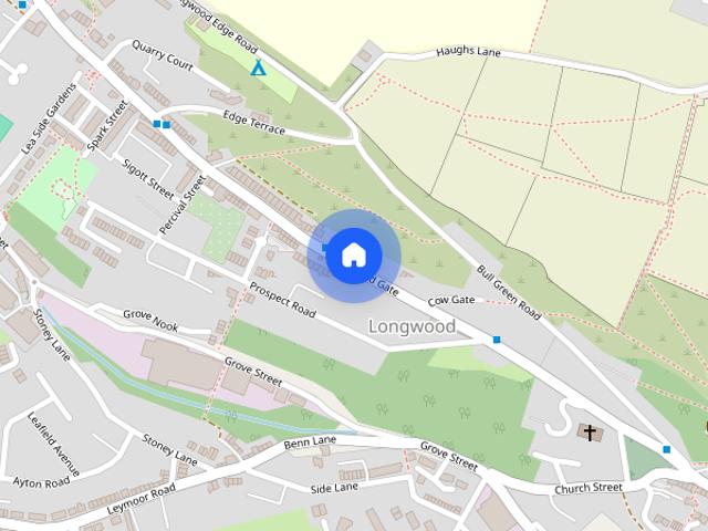 Townhouse for rent in Longwood, West Yorkshire