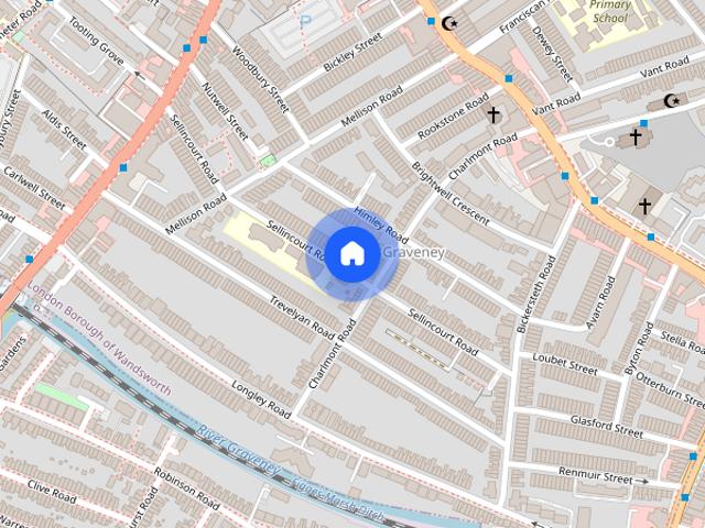 Townhouse for rent in Tooting Graveney, Greater London