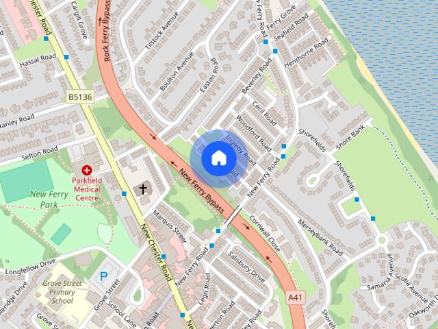 Townhouse for rent in New Ferry, Wirral