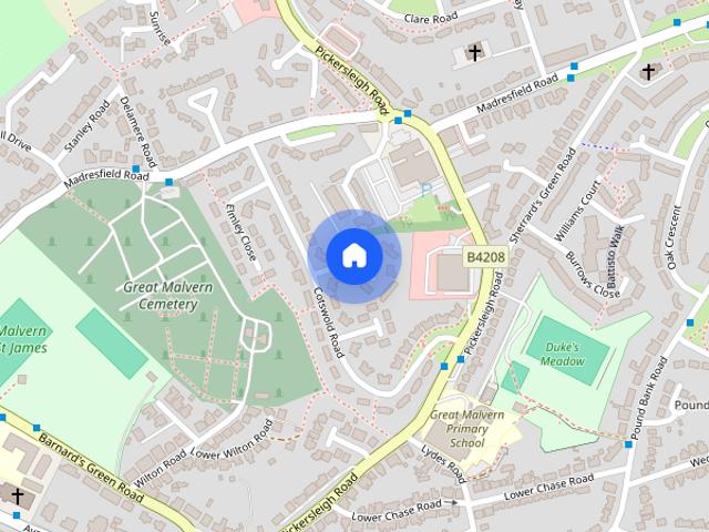 Townhouse for rent in Barnard's Green, Forthampton
