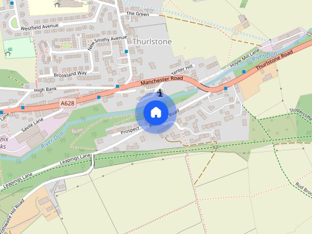 Townhouse for rent in Thurlstone, South Yorkshire