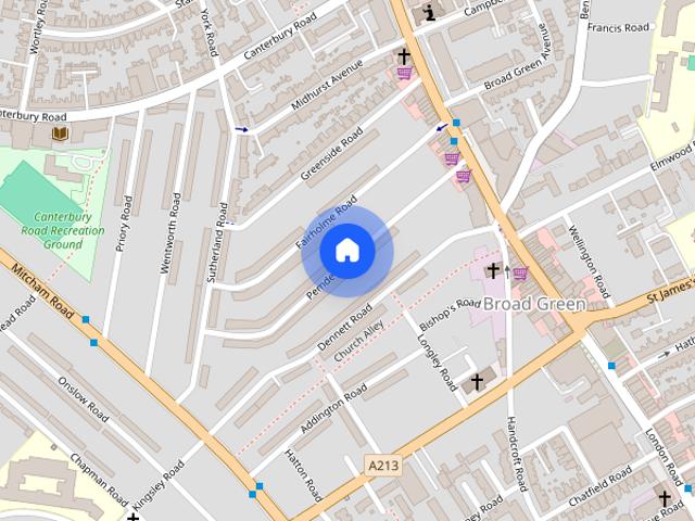 Townhouse for rent in London Borough of Croydon, Greater London