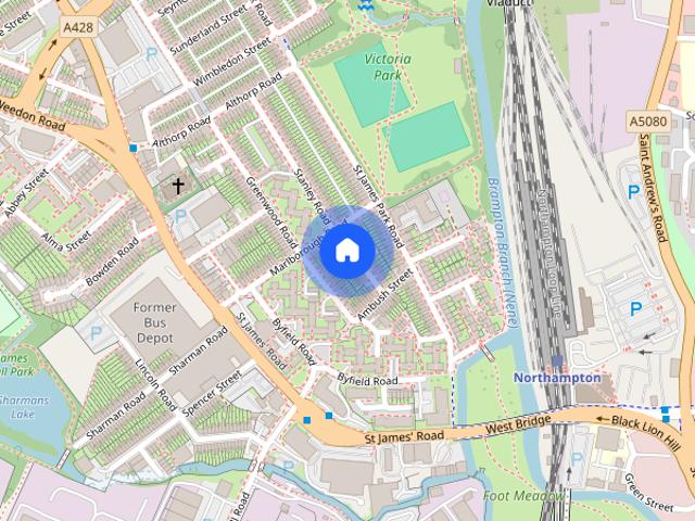 Townhouse for rent in Northampton, Northamptonshire