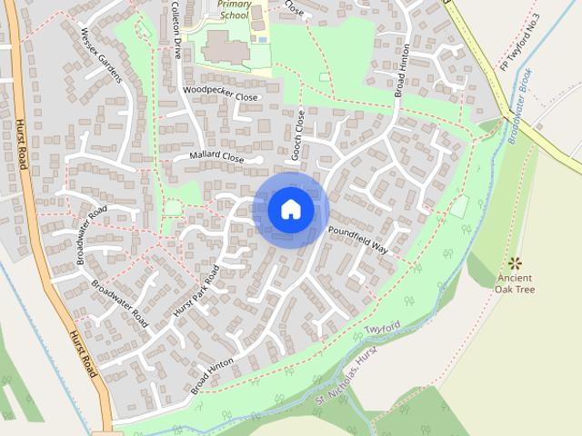 Townhouse for rent in Twyford