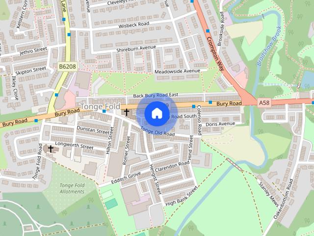Townhouse for rent in Lee Bank, Greater Manchester