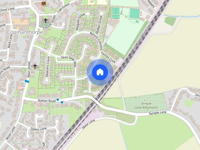 Townhouse for rent in Copmanthorpe, York
