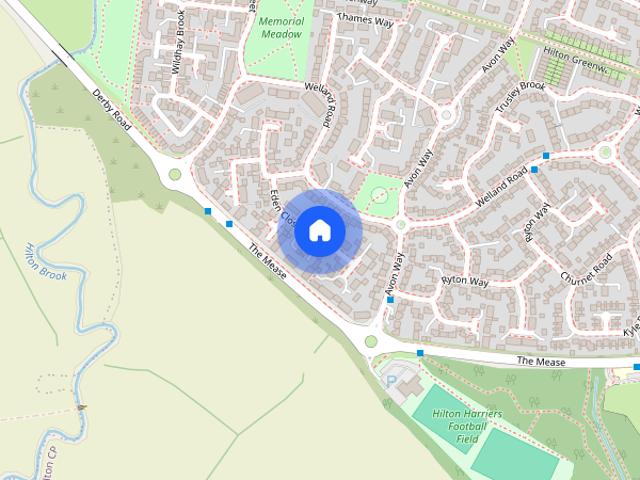 Townhouse for rent in Egginton, East Midlands