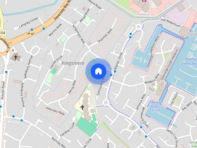 Townhouse for rent in Langney Village, Eastbourne