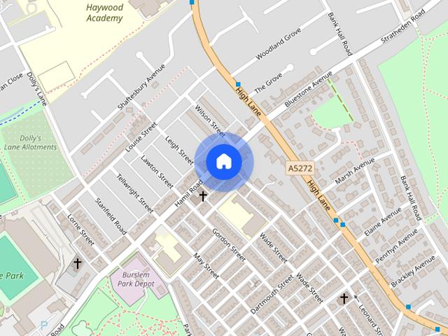Townhouse for rent in Burslem, Stoke-on-Trent