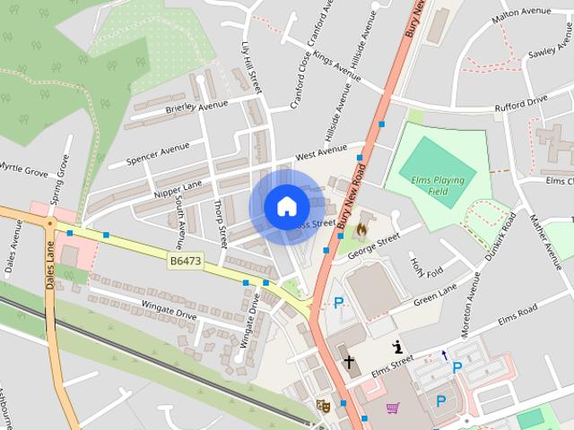 Townhouse for rent in Whitefield, Bury