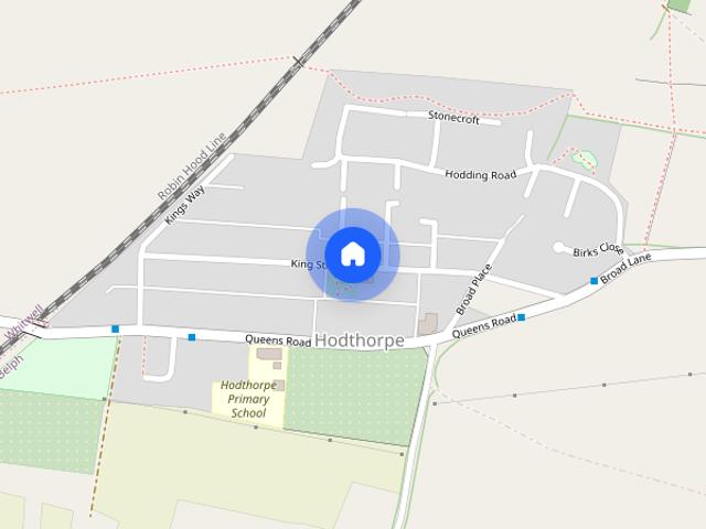 Townhouse for rent in Hodthorpe and Belph, Elmton