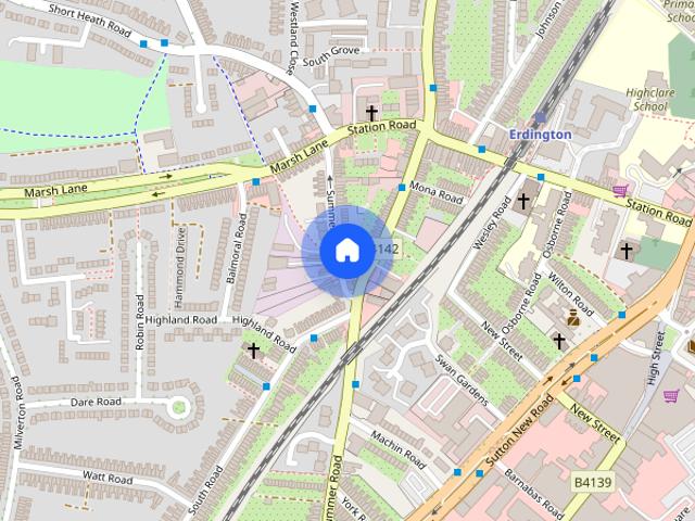 Townhouse for rent in Gravelly Hill, West Midlands