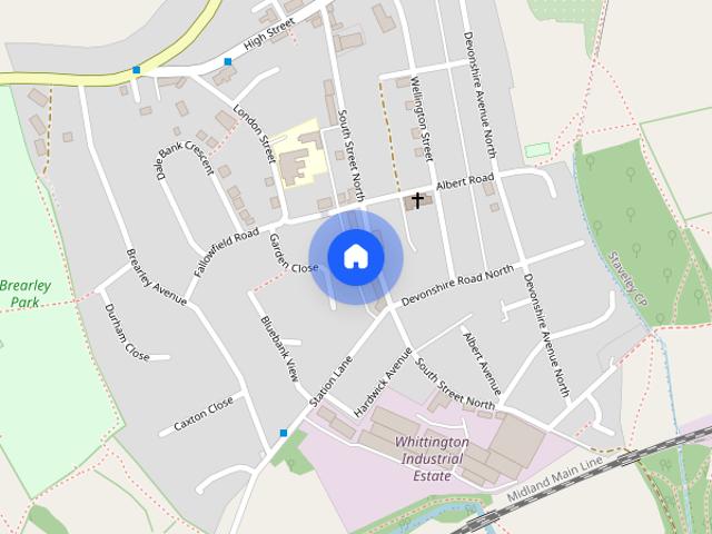 Townhouse for rent in Loundsley Green, East Midlands