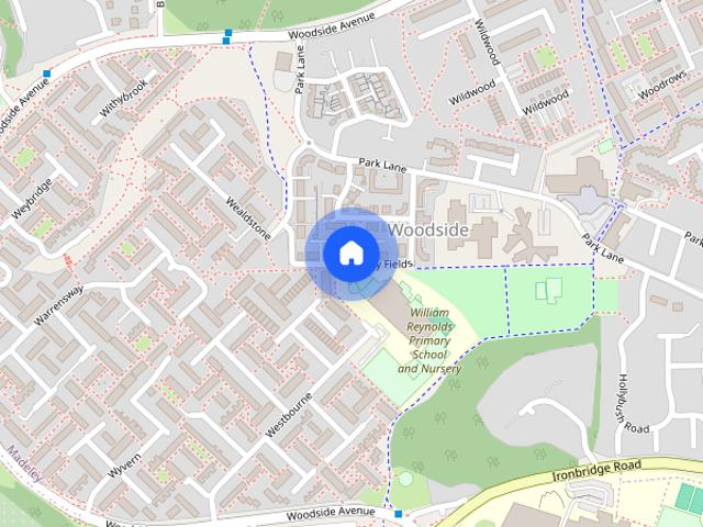 Townhouse for rent in Woodside, Telford