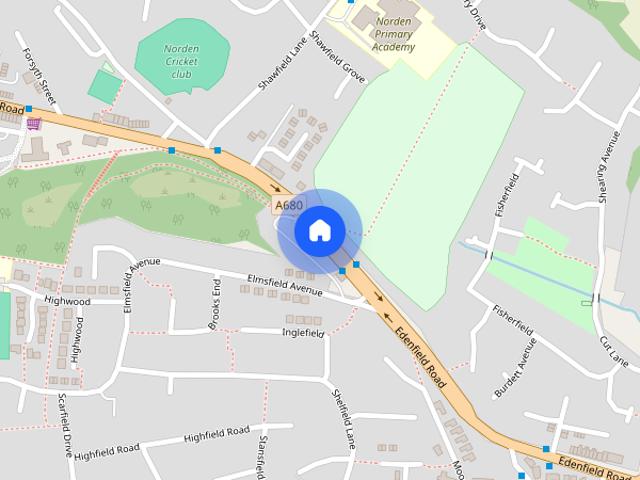Townhouse for rent in Burnedge, Greater Manchester