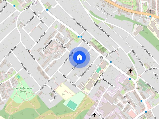 Townhouse for rent in Luton, Chatham