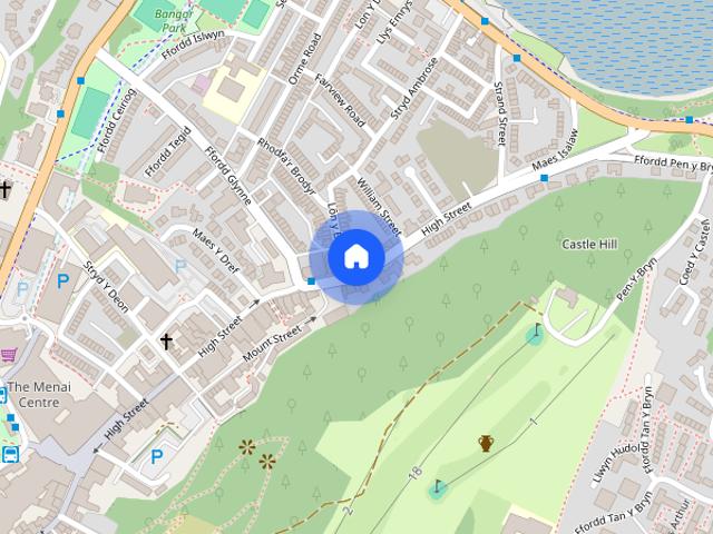 Townhouse for rent in Bangor, Wales